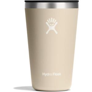 imageHydro Flask All Around Stainless Steel Tumbler with Lid and DoubleWall Vacuum InsulationOat Tan