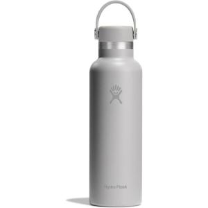 imageHydro Flask Stainless Steel Standard Mouth Water Bottle with Flex Cap and DoubleWall Vacuum InsulationBirch