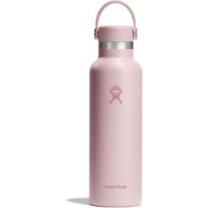 imageHydro Flask Stainless Steel Standard Mouth Water Bottle with Flex Cap and DoubleWall Vacuum InsulationTrillium
