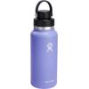 imageHYDRO FLASK Wide Mouth Chug Cap vacuum insulated stainless steel water bottle with leakproof closeable lid for cold water drinks sports travel car and schoolLupine Purple
