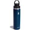 imageHYDRO FLASK Wide Mouth Chug Cap vacuum insulated stainless steel water bottle with leakproof closeable lid for cold water drinks sports travel car and schoolIndigo Blue