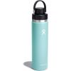 imageHYDRO FLASK Wide Mouth Chug Cap vacuum insulated stainless steel water bottle with leakproof closeable lid for cold water drinks sports travel car and schoolDew Blue