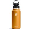 imageHYDRO FLASK Wide Mouth Chug Cap vacuum insulated stainless steel water bottle with leakproof closeable lid for cold water drinks sports travel car and schoolFossil Brown