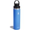 imageHYDRO FLASK Wide Mouth Chug Cap vacuum insulated stainless steel water bottle with leakproof closeable lid for cold water drinks sports travel car and schoolCascade Blue