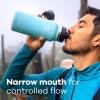 imageHYDRO FLASK Wide Mouth Chug Cap vacuum insulated stainless steel water bottle with leakproof closeable lid for cold water drinks sports travel car and schoolFir Green
