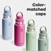 imageHYDRO FLASK Wide Mouth Chug Cap vacuum insulated stainless steel water bottle with leakproof closeable lid for cold water drinks sports travel car and schoolAloe