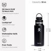 imageHYDRO FLASK Wide Mouth Chug Cap vacuum insulated stainless steel water bottle with leakproof closeable lid for cold water drinks sports travel car and schoolBirch