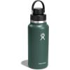 imageHYDRO FLASK Wide Mouth Chug Cap vacuum insulated stainless steel water bottle with leakproof closeable lid for cold water drinks sports travel car and schoolFir Green