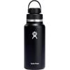 imageHYDRO FLASK Wide Mouth Chug Cap vacuum insulated stainless steel water bottle with leakproof closeable lid for cold water drinks sports travel car and schoolBlack