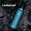 imageHYDRO FLASK Wide Mouth Chug Cap vacuum insulated stainless steel water bottle with leakproof closeable lid for cold water drinks sports travel car and schoolCascade Blue