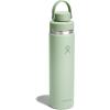 imageHYDRO FLASK Wide Mouth Chug Cap vacuum insulated stainless steel water bottle with leakproof closeable lid for cold water drinks sports travel car and schoolAloe