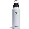 imageHYDRO FLASK Wide Mouth Chug Cap vacuum insulated stainless steel water bottle with leakproof closeable lid for cold water drinks sports travel car and schoolWhite