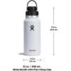 imageHYDRO FLASK Wide Mouth Chug Cap vacuum insulated stainless steel water bottle with leakproof closeable lid for cold water drinks sports travel car and schoolBerry Red