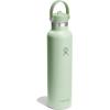 imageHydro Flask 24 Oz Stainless Steel Standard Mouth Water Bottle with Flex Straw Cap and DoubleWall Vacuum InsulationAloe