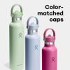 imageHydro Flask 24 Oz Stainless Steel Standard Mouth Water Bottle with Flex Straw Cap and DoubleWall Vacuum InsulationAloe