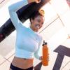 imageHydro Flask 24 Oz Stainless Steel Standard Mouth Water Bottle with Flex Straw Cap and DoubleWall Vacuum InsulationMesa Orange