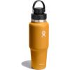 imageHydro Flask 32 Oz Wide Flex Chug Cap Travel Bottle TrilliumFossil Brown