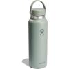imageHydro Flask Wide Mouth vacuum insulated stainless steel water bottle with leakproof closeable lid for cold water drinks sports travel car and schoolAgave