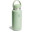 imageHydro Flask Wide Mouth vacuum insulated stainless steel water bottle with leakproof closeable lid for cold water drinks sports travel car and schoolAloe