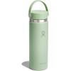 imageHydro Flask Wide Mouth vacuum insulated stainless steel water bottle with leakproof closeable lid for cold water drinks sports travel car and schoolAloe