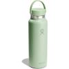 imageHydro Flask Wide Mouth vacuum insulated stainless steel water bottle with leakproof closeable lid for cold water drinks sports travel car and schoolAloe