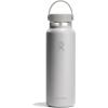 imageHydro Flask Wide Mouth vacuum insulated stainless steel water bottle with leakproof closeable lid for cold water drinks sports travel car and schoolBirch