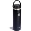imageHydro Flask Wide Mouth vacuum insulated stainless steel water bottle with leakproof closeable lid for cold water drinks sports travel car and schoolBlack