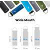 imageHydro Flask Wide Mouth vacuum insulated stainless steel water bottle with leakproof closeable lid for cold water drinks sports travel car and schoolBlack