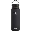 imageHydro Flask Wide Mouth vacuum insulated stainless steel water bottle with leakproof closeable lid for cold water drinks sports travel car and schoolBlack