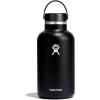 imageHydro Flask Wide Mouth vacuum insulated stainless steel water bottle with leakproof closeable lid for cold water drinks sports travel car and schoolBlack
