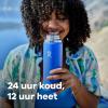 imageHydro Flask Wide Mouth vacuum insulated stainless steel water bottle with leakproof closeable lid for cold water drinks sports travel car and schoolBlack