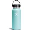 imageHydro Flask Wide Mouth vacuum insulated stainless steel water bottle with leakproof closeable lid for cold water drinks sports travel car and schoolDew