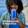 imageHydro Flask Wide Mouth vacuum insulated stainless steel water bottle with leakproof closeable lid for cold water drinks sports travel car and schoolHappy Days