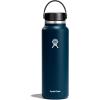 imageHydro Flask Wide Mouth vacuum insulated stainless steel water bottle with leakproof closeable lid for cold water drinks sports travel car and schoolIndigo