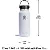 imageHydro Flask Wide Mouth vacuum insulated stainless steel water bottle with leakproof closeable lid for cold water drinks sports travel car and schoolIndigo