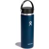 imageHydro Flask Wide Mouth vacuum insulated stainless steel water bottle with leakproof closeable lid for cold water drinks sports travel car and schoolIndigo