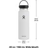 imageHydro Flask Wide Mouth vacuum insulated stainless steel water bottle with leakproof closeable lid for cold water drinks sports travel car and schoolLaguna