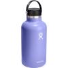 imageHydro Flask Wide Mouth vacuum insulated stainless steel water bottle with leakproof closeable lid for cold water drinks sports travel car and schoolLupine