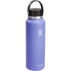 imageHydro Flask Wide Mouth vacuum insulated stainless steel water bottle with leakproof closeable lid for cold water drinks sports travel car and schoolLupine