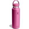 imageHydro Flask Wide Mouth vacuum insulated stainless steel water bottle with leakproof closeable lid for cold water drinks sports travel car and schoolReef