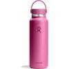 imageHydro Flask Wide Mouth vacuum insulated stainless steel water bottle with leakproof closeable lid for cold water drinks sports travel car and schoolReef