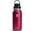 imageHYDRO FLASK Wide Mouth Chug Cap vacuum insulated stainless steel water bottle with leakproof closeable lid for cold water drinks sports travel car and schoolBerry Red