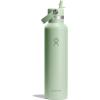 imageHydro Flask 24 Oz Stainless Steel Standard Mouth Water Bottle with Flex Straw Cap and DoubleWall Vacuum InsulationAloe