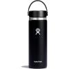 imageHydro Flask Wide Mouth vacuum insulated stainless steel water bottle with leakproof closeable lid for cold water drinks sports travel car and schoolBlack