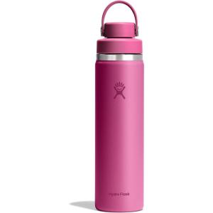 imageHYDRO FLASK Wide Mouth Chug Cap vacuum insulated stainless steel water bottle with leakproof closeable lid for cold water drinks sports travel car and schoolReef
