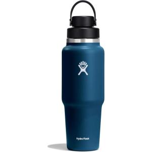 imageHydro Flask 32 Oz Wide Flex Chug Cap Travel Bottle TrilliumIndigo Blue