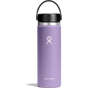 imageHydro Flask Wide Mouth vacuum insulated stainless steel water bottle with leakproof closeable lid for cold water drinks sports travel car and schoolMoonshadow