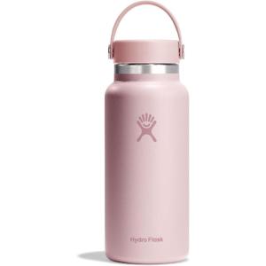 imageHydro Flask Wide Mouth vacuum insulated stainless steel water bottle with leakproof closeable lid for cold water drinks sports travel car and schoolTrillium
