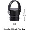 imageHydro Flask Standard Mouth Lids Accessory for Standard Mouth Water BottleBlack