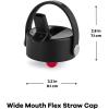 imageHydro Flask Wide Mouth Lids Accessory for Wide Mouth Water BottleBlack